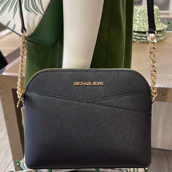 MICHAEL KORS 
Jet Set Travel Medium Dome Crossbody Bag XCROSS XBODY
Black 
NWT - Picture 16 of 16